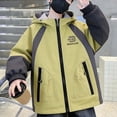 thumbnail image 6 of DJDLJWCJ Boys Windbreaker Jacket (3-15) Waterproof Hooded Reversible Jacket Spring/Fall Zip Up Outerwear for Kids Green Size 3T, 6 of 6