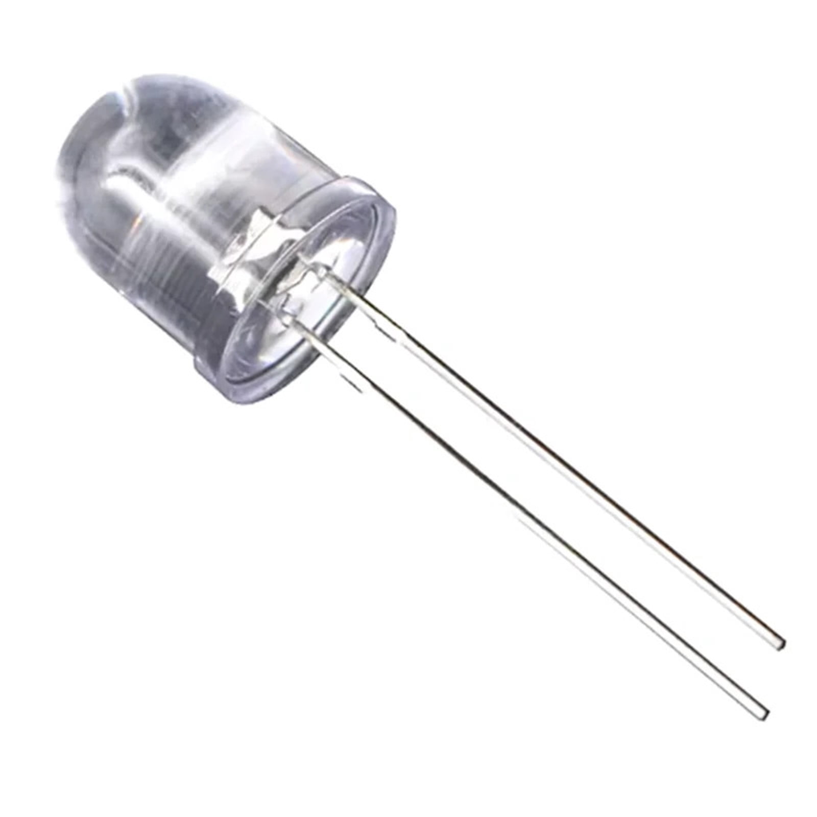 10Pcs F10 10mm LED 5 Colors Red Blue Yellow Green White Transparent Ultra Bright Round LED Light Emitting Diode Lamp - GREEN