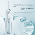 thumbnail image 2 of Impulsor dental eléctrico Limpiador dental de mano Limpiador dental portátil Limpieza dental doméstica Cuidado dental con agua, 2 of 3