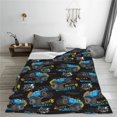 thumbnail image 5 of Fuzoiu Cool Off-Road Vehicle Print Ultra-Soft Micro Fleece Blanket,All Seasons Flannel Throw, Lightweight Blanket for Bed, Sofa, Couch, Movie Night, Camping, and Travel-60"x50", 5 of 7