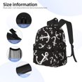 thumbnail image 5 of Picia Anchor Large Capacity Backpack Classic Style Backpack Casual Backpack Water-Resistant School Work Travel Outdoor Backpack, 5 of 8