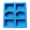 thumbnail image 4 of Yuarrent Molde de silicona para velas de 6 cavidades, molde de Fondant para galletas de panadería casera, herramienta para hornear en Almacenamiento y organización del hogar, 4 of 6