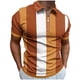 thumbnail image 1 of Tops de Algodón para las Mujeres con Cremallera de Manga Corta con Solapa Impresa Camiseta Suelta, Ligera Blusa de Cuello Redondo de Algodón de Imitación para el Hogar Y el Uso Diario, 1 of 4
