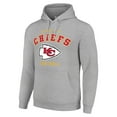 thumbnail image 2 of Unisex Starter Heather Gray Kansas City Chiefs Logo Pullover Hoodie, 2 of 3