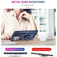 thumbnail image 5 of Feishell Hybrid Armor Case for Motorola Moto Edge+ 2023,Military Grade Shockproof 360 Rotatable Metal Ring Holder Kickstand Support Magnetic Car Mount Dual Layer Protective Phone Cover,Blue, 5 of 7