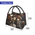 thumbnail image 2 of Balery Vintage Floral Vase A Bolsa de Aislamiento Portátil – Bolsa de Almuerzo con Forro de Aluminio Mejorado, Funda Impermeable y Fácil de Limpiar para Picnic y Caja de Almuerzo, 2 of 6