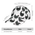 thumbnail image 2 of Rateoe Retro Rooster Pattern Baseball Cap Outdoor Cap Mountain Dad Hat - Unstructured Soft Cotton Cap-Adjustable UV Protection Cap, 2 of 6