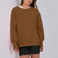 thumbnail image 4 of RQYYD Women’s Sherpa Fleece Fuzzy Sweatshirts Oversized Long Sleeve Thick Warm Pullover Sweater 2024 Fall Fashion, 4 of 7