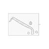 Genuine OE Kia Upper Gate Trim - 81760-2J000WK