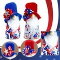 thumbnail image 3 of Molumo 4th of July Decorations - 2PCS Red White Blue Gnomes Decorations for Memorial Day Independence Day, Labor Day, Fourth of July Home Office Indoor Decor Party Supplies, 3 of 4