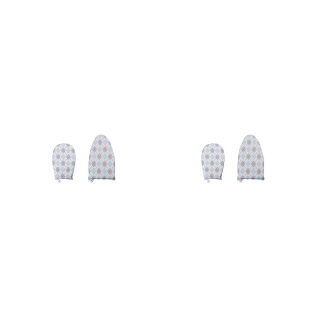 Injueey 2 piezas de guantes de vapor para ropa, ropa impermeable de algodón, soporte para tabla de planchar, almohadilla transpirable, Type2 NO2