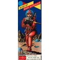 thumbnail image 2 of Retrobot 15x32 Gold Ornate Wood Framed with Double Matting Museum Art Print Titled - Wind-Up Moon Astronaut, 2 of 4
