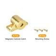 thumbnail image 3 of Uxcell 8 Set Zinc Alloy Magnetic Cabinet Door Catch for Kitchen Cupboard Closet, Gold, 3 of 6