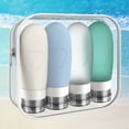 thumbnail image 4 of VODVOB Reusable Silicone Travel Bottles - Loving Heart Dispensing Bottle Containers for Lotion, Shampoo, Baby Food, TSA Approved - Assorted Colors, 4 of 9