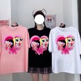 thumbnail image 2 of Nuevo Harajuku Anime Kawaii Anime camiseta mujer lindo divertido de dibujos animados T-shirt verano moda camiseta 90s gráfico Top camisetas mujerpangjing, 2 of 4