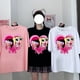 thumbnail image 2 of Nuevo Harajuku Anime Kawaii Anime camiseta mujer lindo divertido de dibujos animados T-shirt verano moda camiseta 90s gráfico Top camisetas mujerpangjing, 2 of 4