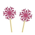 thumbnail image 3 of Darling Souvenir, Christmas Celebration Snowflake Winter Cupcake Toppers, Wedding Dessert Decorations - Pack Of 20, 3 of 3