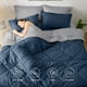 thumbnail image 2 of Juego de ropa de cama Bedsure Navy Queen con edredón, sábanas y fundas, 2 of 7
