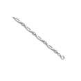 thumbnail image 4 of 1.30 carat (Ctw) Aquamarine Bracelet in Polished Sterling Silver, 4 of 5