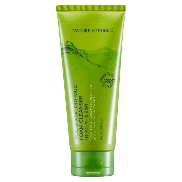 Limpiador en espuma Nature Republic Jeju Sparkling Mud 150 g