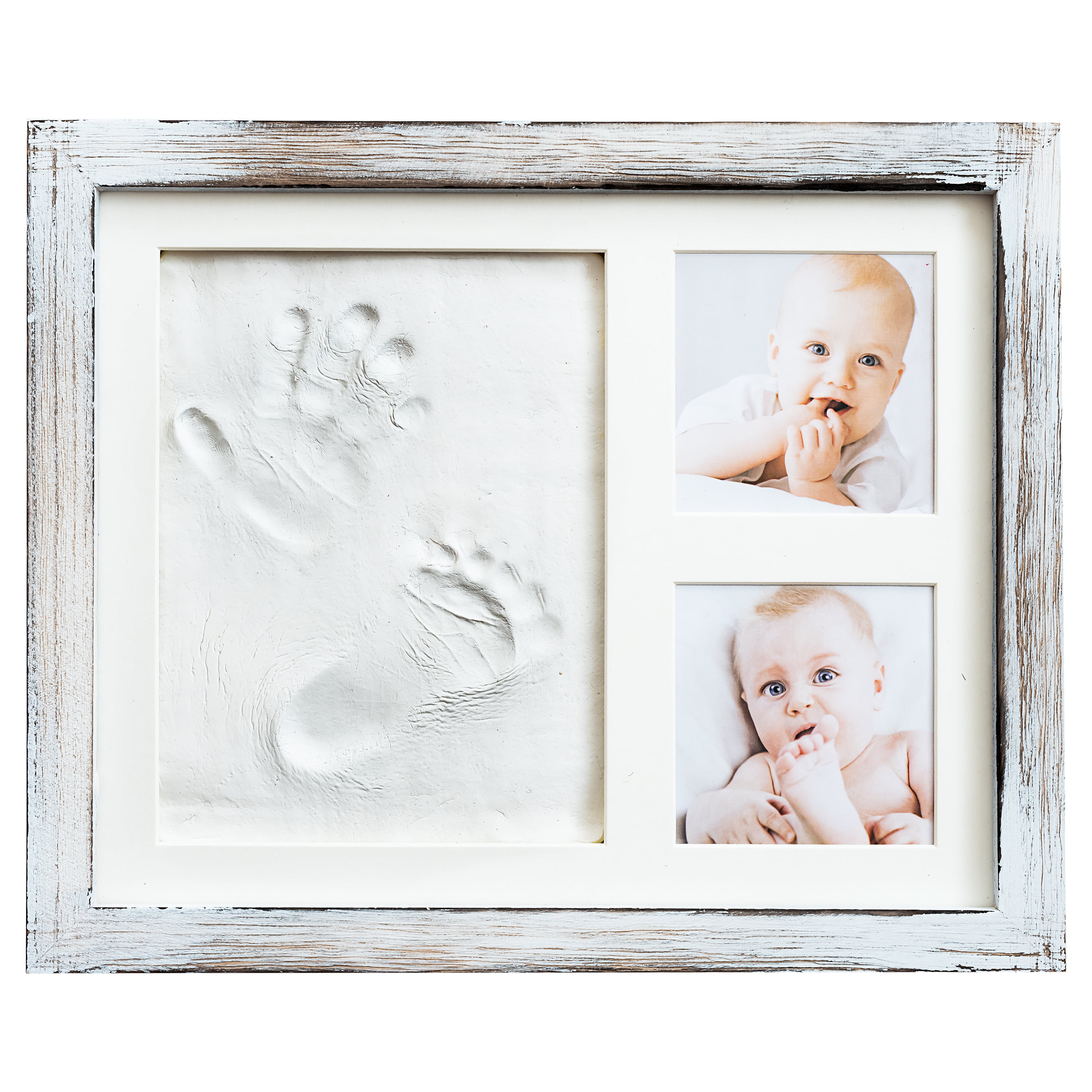 Baby Footprint Kit & Handprint Kit for Baby Girl Gifts & Baby Boy Gifts Unique Baby Shower Gifts Keepsake Box for Room Wall Nursery Decor-Pink Personalized Baby Gifts for Baby Registry
