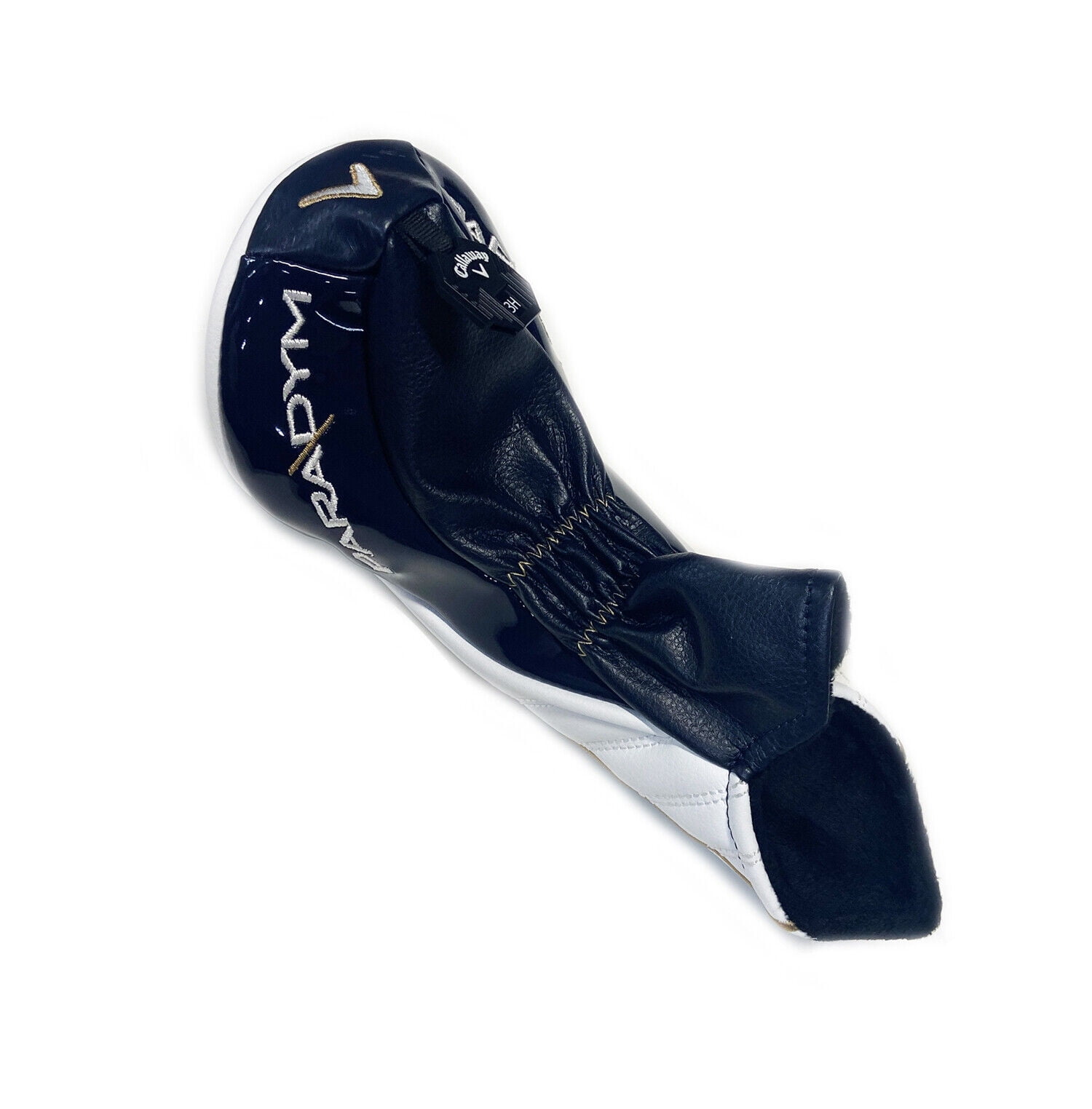 Callaway Paradym Hybrid Headcover (White/Navy/Gold) Rescue Golf Club Cover NEW
