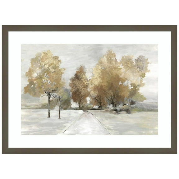 Amanti Art Trail Under the Trees Wood Framed Wall Art Print