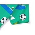 thumbnail image 4 of Beezizac Little Boys Pajamas Green Sport Balls 2-Piece Comfy Snug-fit Short Sleeve PJ Set Big Kid Children Size 14, 4 of 7