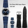 thumbnail image 2 of Correa de reloj de cuero genuino para Tissot PRX Super Player T137.407 Serie Correa de reloj de acero inoxidable Accesorios de pulsera 12 mm, 2 of 5