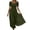 03-Army Green, variant on Atogsazn Women Square Neck Puff Sleeve Dress Smocked Tiered Maxi Dresses Flowy Ruffle A-Lined Sundress Army Green XXL Fashion