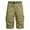 Yellow, variant on Wyobmus Mens Ripstop Capris Pants Summer Loose Cotton Cargo Shorts Breathable Straight Cut Cropped Pants,M-5XL Olive Green