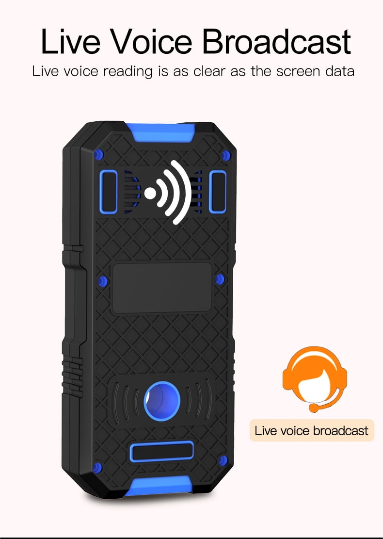 NOYAFA NF-518 Wall Detector, Multifunctional Metal Wood AC Live Wire Scanner, 120mm Depth, Voice Broadcast