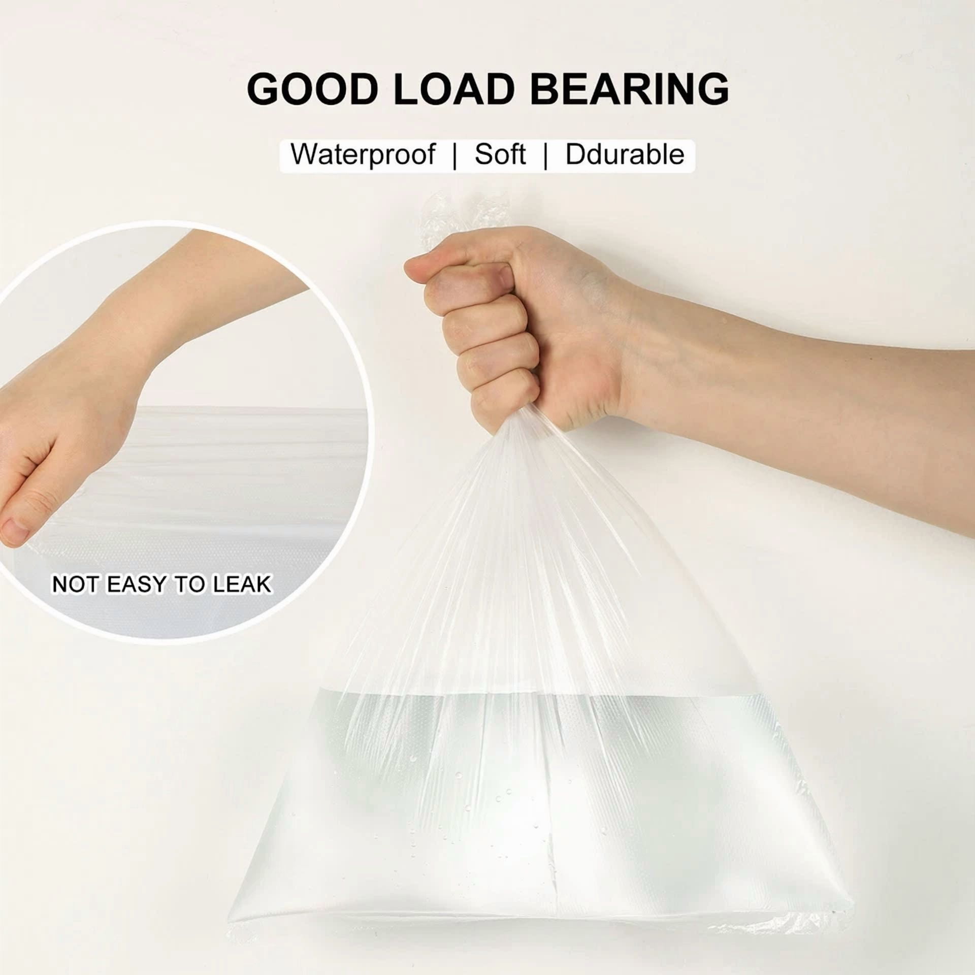 CIRCLE- 12 X 16 Plastic Clear Produce Bag 6Mil Thicken Food Storage Bag 400 Bags/Roll