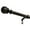 Bronze, variant on 1" Adjustable Curtain Rod,32"-48" Heavy Duty Black Curtain Rod with Classic Ball Finials,Ceiling Mounted Indoor/Outdoor Curtain Rods