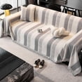 thumbnail image 7 of West Ivory - 71" x 102" Inch Chenille Couch Cover - Non Slip Furniture Protector, Anti-Scratch, Washable for Dog Cat Kids Soft Furniture Protector - Grey, 7 of 7