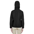 thumbnail image 2 of North End 78166 Women's Prospect Two-Layer Fleece Bonded Soft Shell Hooded Jacket-Black-2XL, 2 of 3