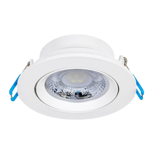 Estevez luminario LED empotrable SWING LED, 7W, 6500K luz fría, blanco