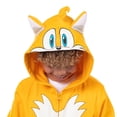 thumbnail image 4 of Sonic The Hedgehog Hoodie Boys' Tails Character Design Full-Zip Sweatshirt, 4 of 6