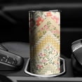 thumbnail image 3 of 20oz Pioneer Flower Floral Print Pattern Skinny Tumblers Stainless Steel Tumbler with Lid and Straw,Vacuum Insulated Double Wall Travel Tumbler Cups with Cleaning Brush for Coffee,Tea, 3 of 6
