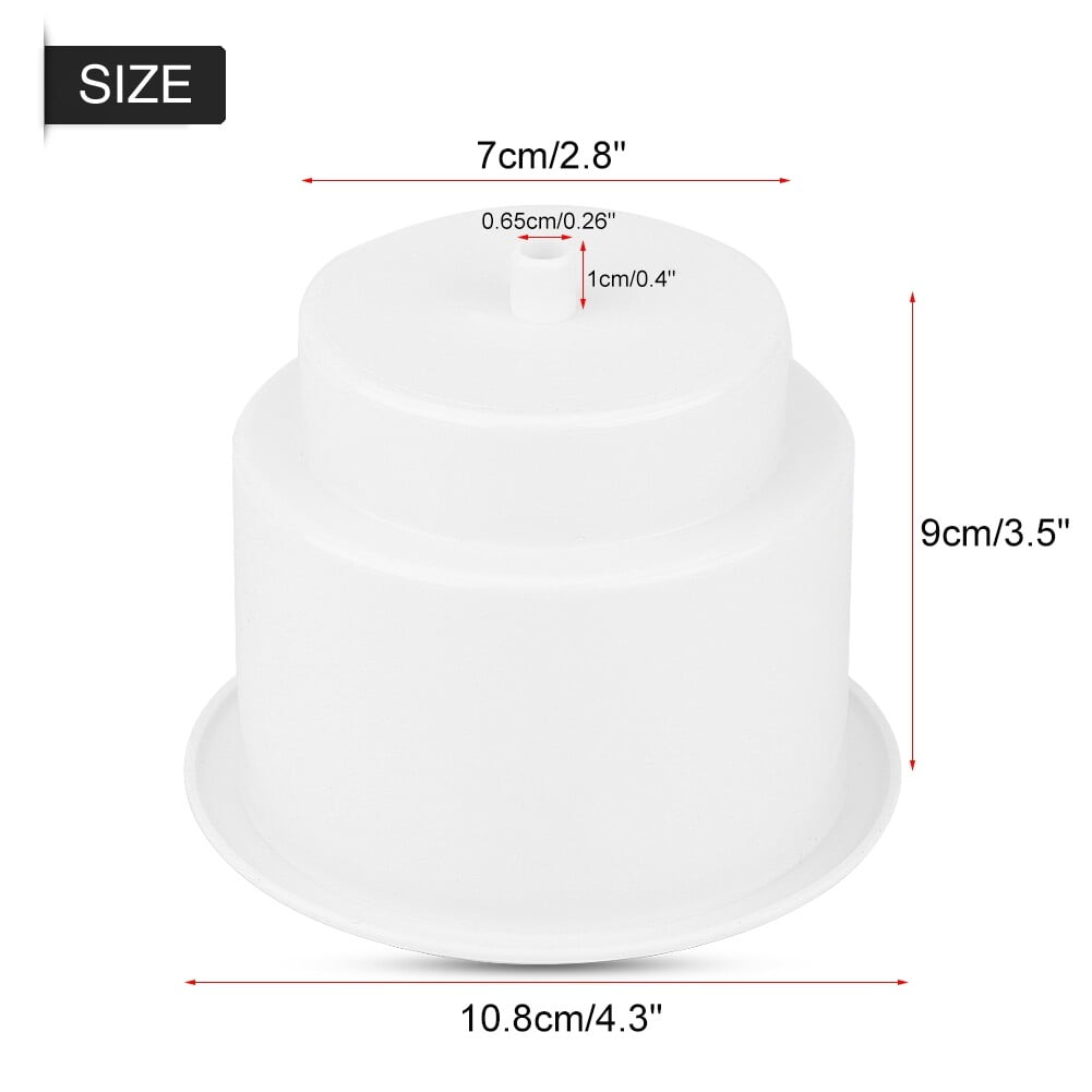 Porte-Gobelet Marin Universel Pour Bateau RV - Support Bouteille Plastique Avec Trou De Vidange, Blanc