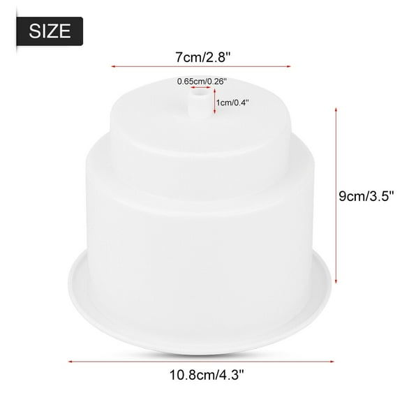 Marine RV Boat Yacht Plastic Drink Cup Bottle Can Holder With Insert Drain Hole Universal White