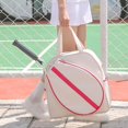 thumbnail image 2 of Freer Tennis Handbag Portable Racquet Covers Sport Bag Tote Squash Racquet Tennis Racket Bag White, 2 of 8