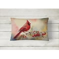 thumbnail image 2 of Carolines Treasures DAC3199PW1216 16 x 12 in. Unisex Cardinal Polyester Fabric Throw Pillow, 2 of 4