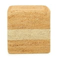 thumbnail image 2 of REDEARTH Cube Pouf Foot Stool Ottoman - Jute Braided Pouffe Poof Accent Sitting Footrest for The Living Room, Bedroom, Nursery, Patio, Lounge & Other Rooms in The Home (16”x16”x16”; Natural Ivory), 2 of 7