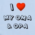 thumbnail image 2 of CafePress - I Love My Oma & Opa Infant Bodysuit - Baby Light Bodysuit, Size Newborn - 24 Months, 2 of 4