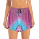 thumbnail image 2 of Balery Pink Shark Pool Fantasy Pantalones cortos deportivos para mujer con forro y dos bolsillos, elásticos, para entrenamiento, gimnasio, yoga-Small, 2 of 7