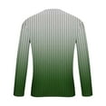 thumbnail image 4 of S-4X Big & Tall T Shirts for Men Long Sleeve Plus Size Crewneck Tees Tops Mens Casual Gradient Stripe Printed Pullover Basic Going Out Workout Tshirts, 4 of 5