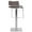 Brown, variant on SAFAVIEH Natania Swivel Bar Stool Grey
