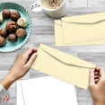 thumbnail image 2 of Premium Pastel Colored #10 Business Envelopes – for Holiday, Office, Invoices, Letters, Mailings | 4 1/8 x 9 1/2 inches | 500 Count per Pack (Ivory), 2 of 5