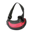 thumbnail image 1 of Fresh Fab Finds FFF-Red-L-GPCT1096 Sac Fourre-Tout à Bretelles Réglables Rembourré Respirant Sac à Bandoulière Transport Chien & Chat, Rouge - Grand, 1 of 1